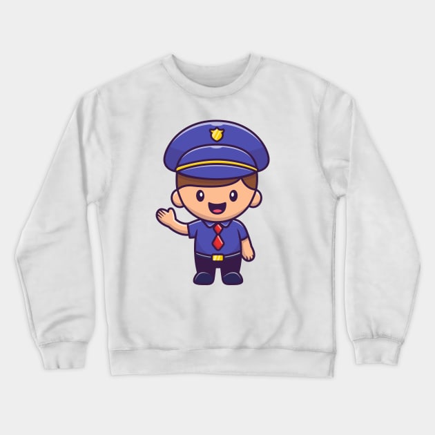 Policeman Crewneck Sweatshirt by Catalyst Labs